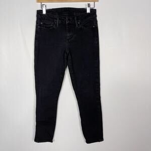 Joes Jeans Womens 26 Black Flawless The Vixen Sassy Skinny Ankle Jeans in Regan